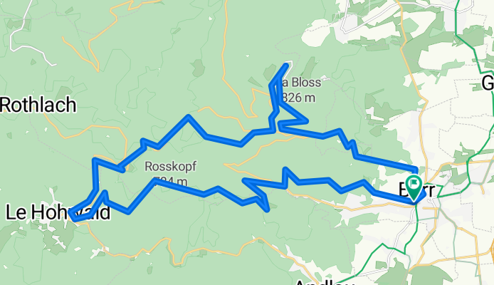 Barr - Mt St Odile - Hohwald - Barr
