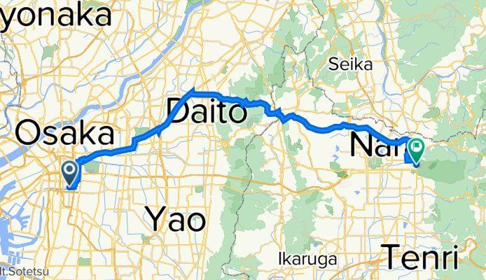 osaka to nara