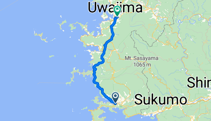 Slow ride in Ainan-Cho, Minamiuwa-Gun