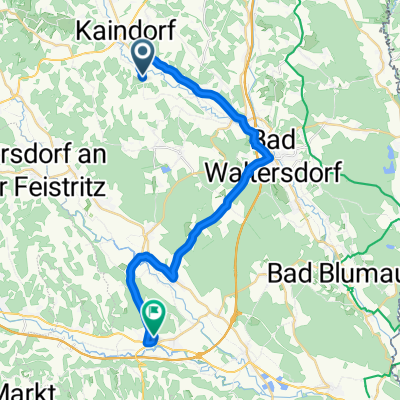 Sportliche Route in Ilz