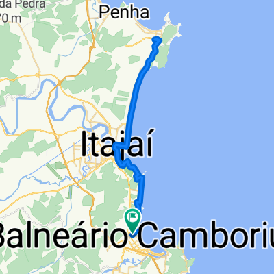 Rota moderada em Balneário Camboriú até Beto carreiro