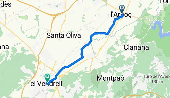 L’Arboc to El Vendrell