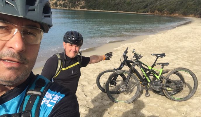 Photo 2 of the Bikemap route "Puntone, cala violina , ritiro guasto meccanico"