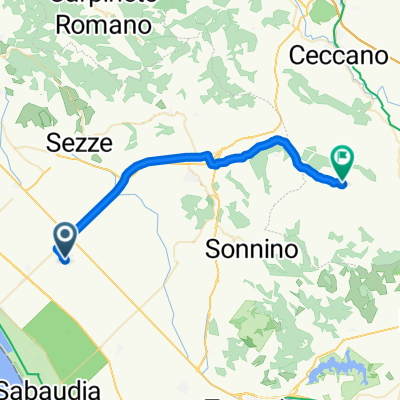 Da Pontinia a Amaseno