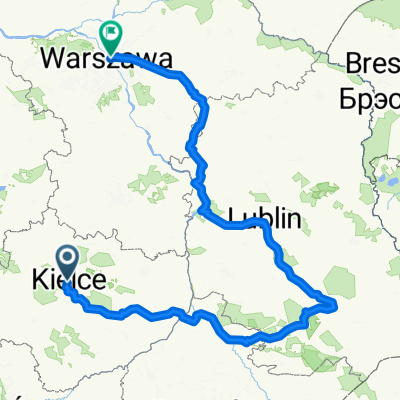 Kielce &lt;-&gt; Warszawa - 2020