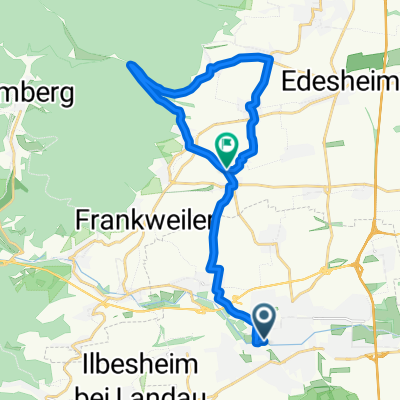 40km (6+14+14+6) | Landau | Triathlon-Strecke
