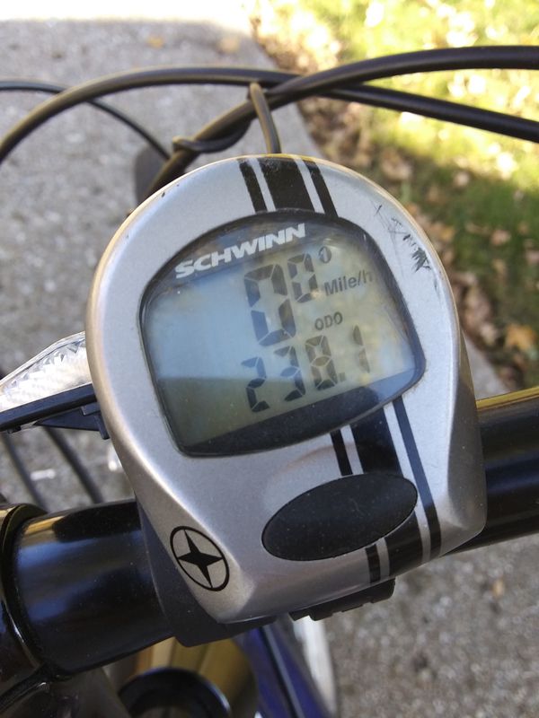 Rode bicycle to go vote then back home!!!