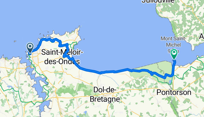 St Malo to Mont St Michel