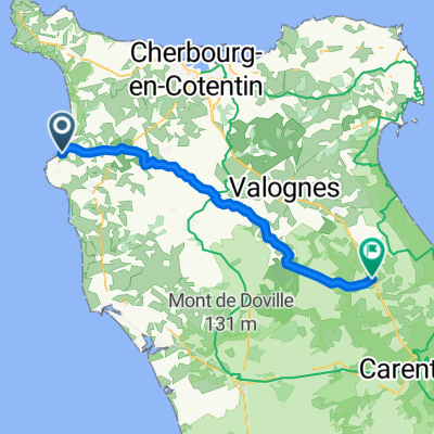 Dielette to St Mere-Eglise