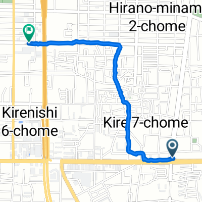 Restful route in Hirano-Ku, Osaka-Shi