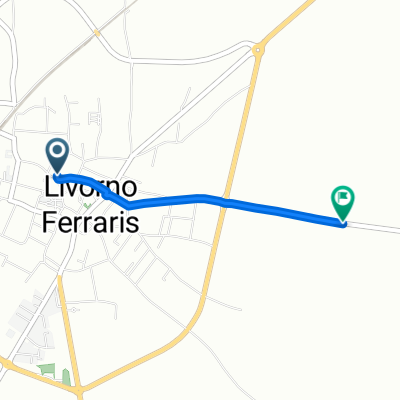 Percorso riposante in Livorno Ferraris