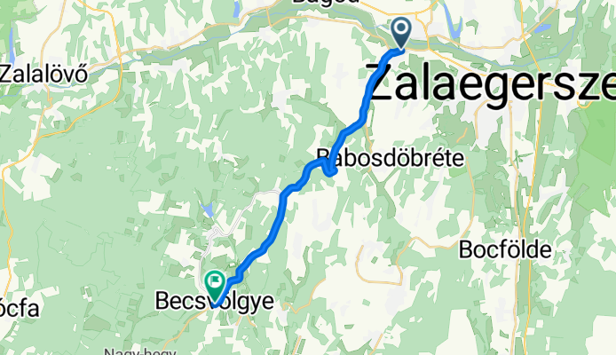 Szigment- Becsvölgye buszmegálló