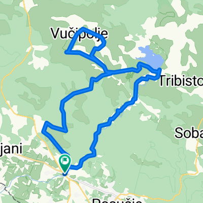 L402 – Posušje (stećci na Ričini) – Vučipolje – Tribstovo jezero – Brina - Posušje (stećci na Ričini)