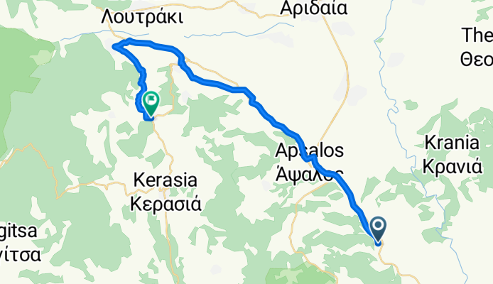 Entspannende Route in Sarakini