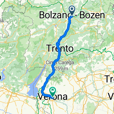 Bolzano to Verona