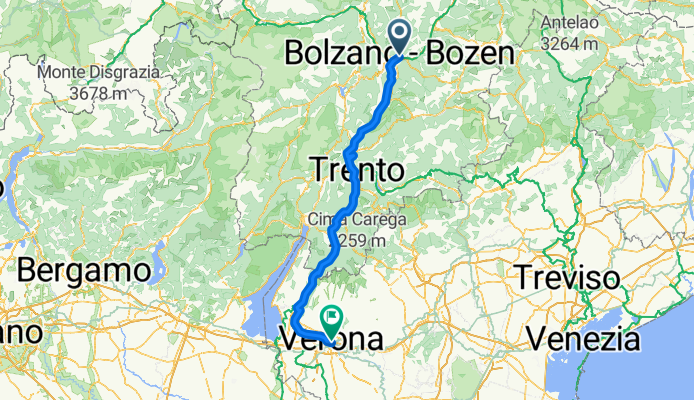 Bolzano to Verona
