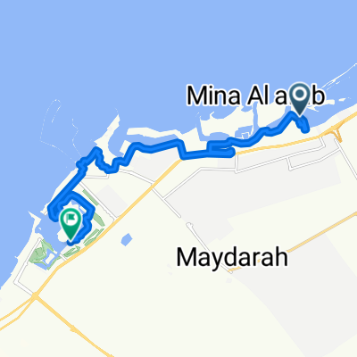 Slow ride in Al Jazirah Al Hamra