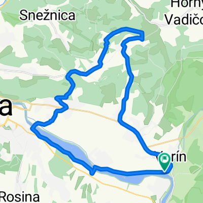 Varín-Gbeľany-Nededza-K.Lúčka-Zástranie-Teplička n/Váhom-Varín