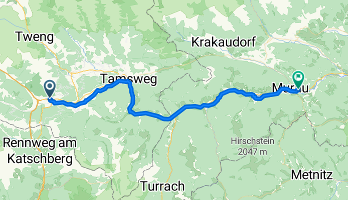 1.Etappe St.Michael--Murau 55 Km