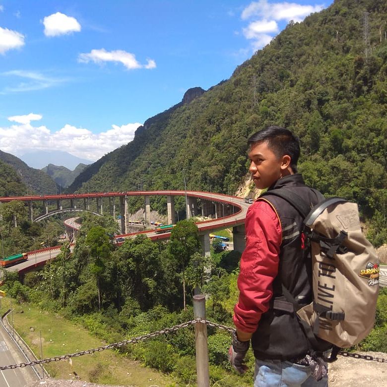 Moderate route in Lubuk Batang