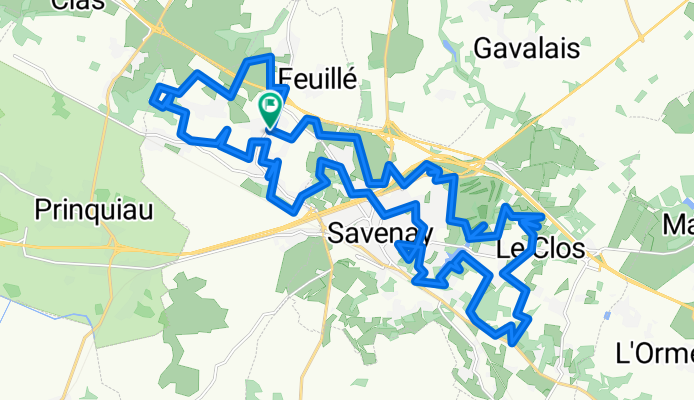 Itinéraire reposant en La Chapelle-Launay