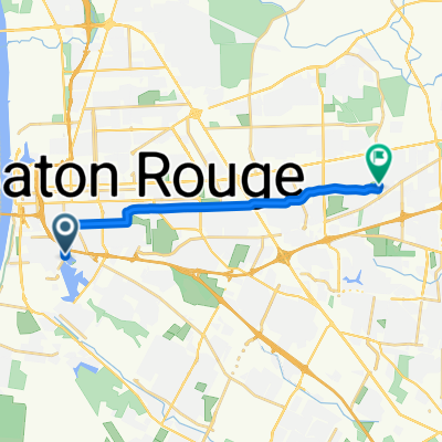 Relaxed route in Baton Rouge