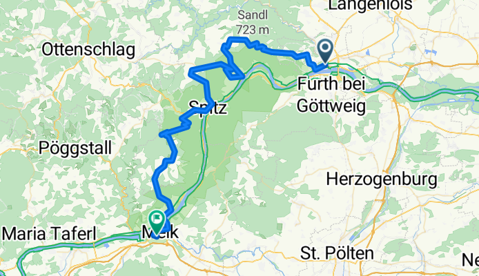 Wachau Nord Krems -&gt; Melk