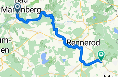 Route in der Bikemap App öffnen