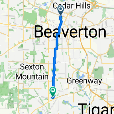 Relaxed route in Beaverton