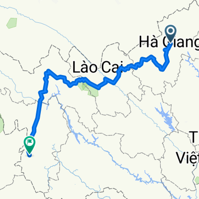 Itinéraire confortable en Thành phố Điện Biên Phủ