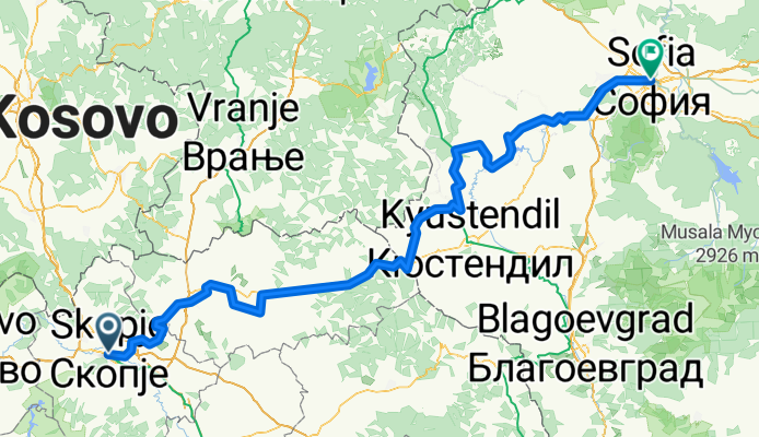 Skopje -Sofia