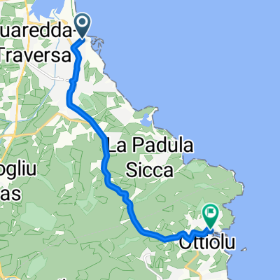 Route Richtung budoni