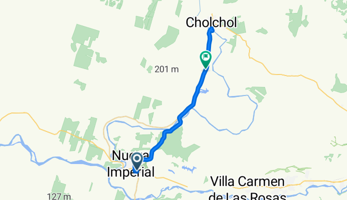 Ruta moderada en Cholchol