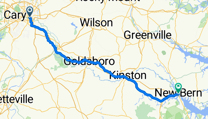 Rocky Ride Raleigh to New Bern