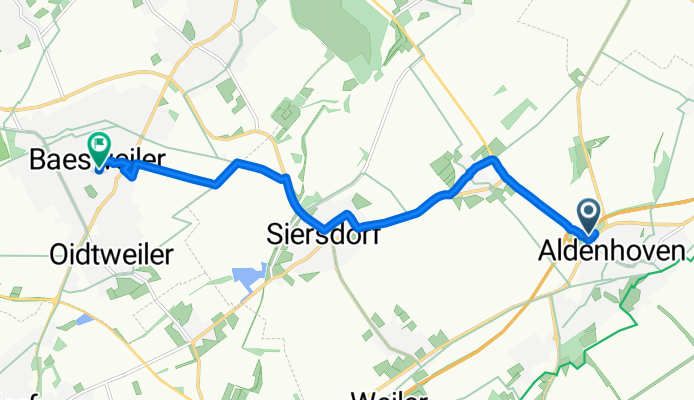 Gemütliche Route in Baesweiler