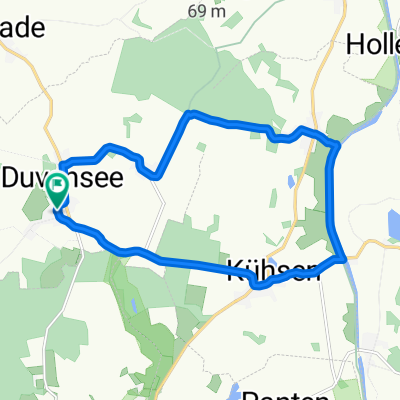 Moderate Route in Duvensee