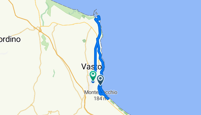 Giro breve ma veloce in Vasto