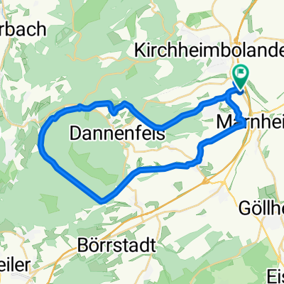 Einfache Fahrt in Kirchheimbolanden