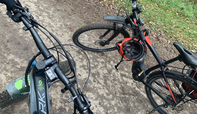 Photo 1 of the Bikemap route "Mit Udo / 0C* /"