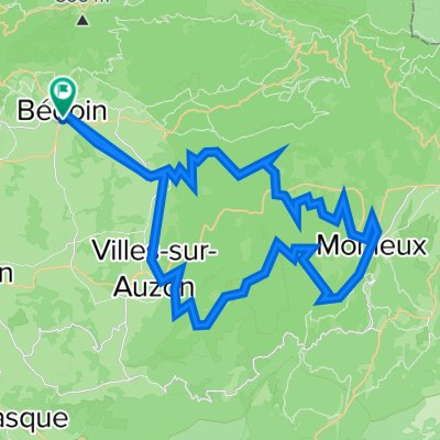 Bedoin-La Gabelle-La Nesque-Villes sur Auzon-Flassan-Bedoin dh