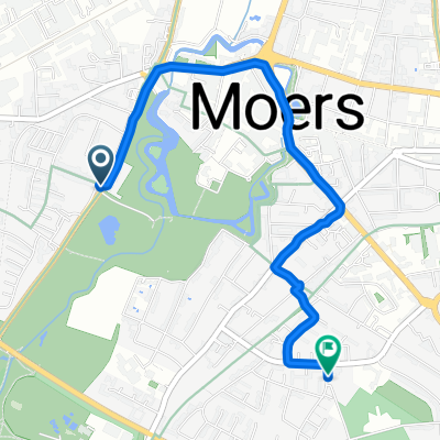 Entspannende Route in Moers