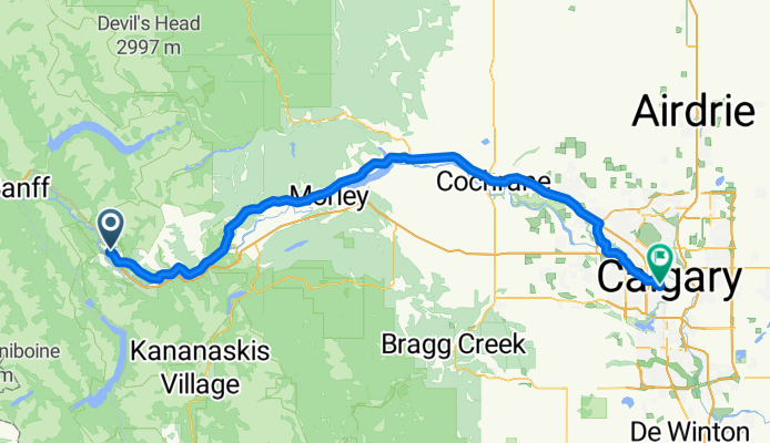 Canmore to Calgary