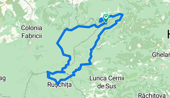 Batrana - Poieni Cheia - Vf Rusca - Ruschita -Batrana Valea Dobrei -