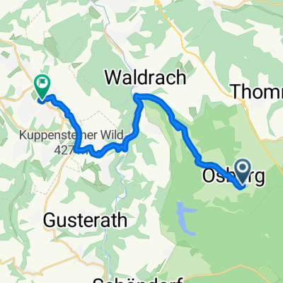 Entspannende Route in Trier