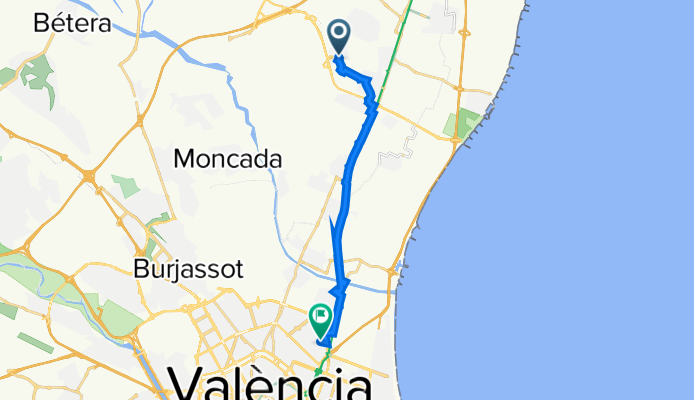 Ruta massamagrell valencia