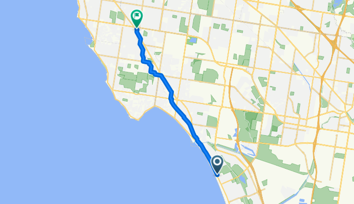 Moderate route in Moorabbin