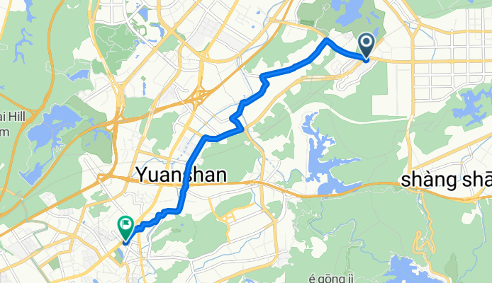 Restful route in Shenzhen