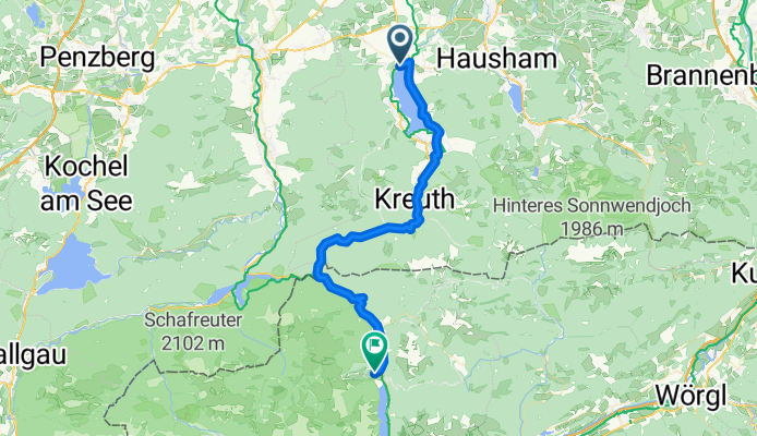 Vom Tegernsee zum Achensee