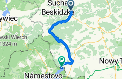 Route in der Bikemap App 枚ffnen