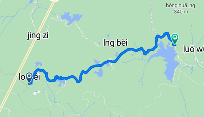 Relaxed route in Shenzhen
